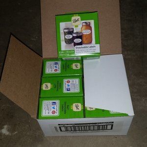 6 Boxes Ball Dissolvable Labels 60 Labels per Box